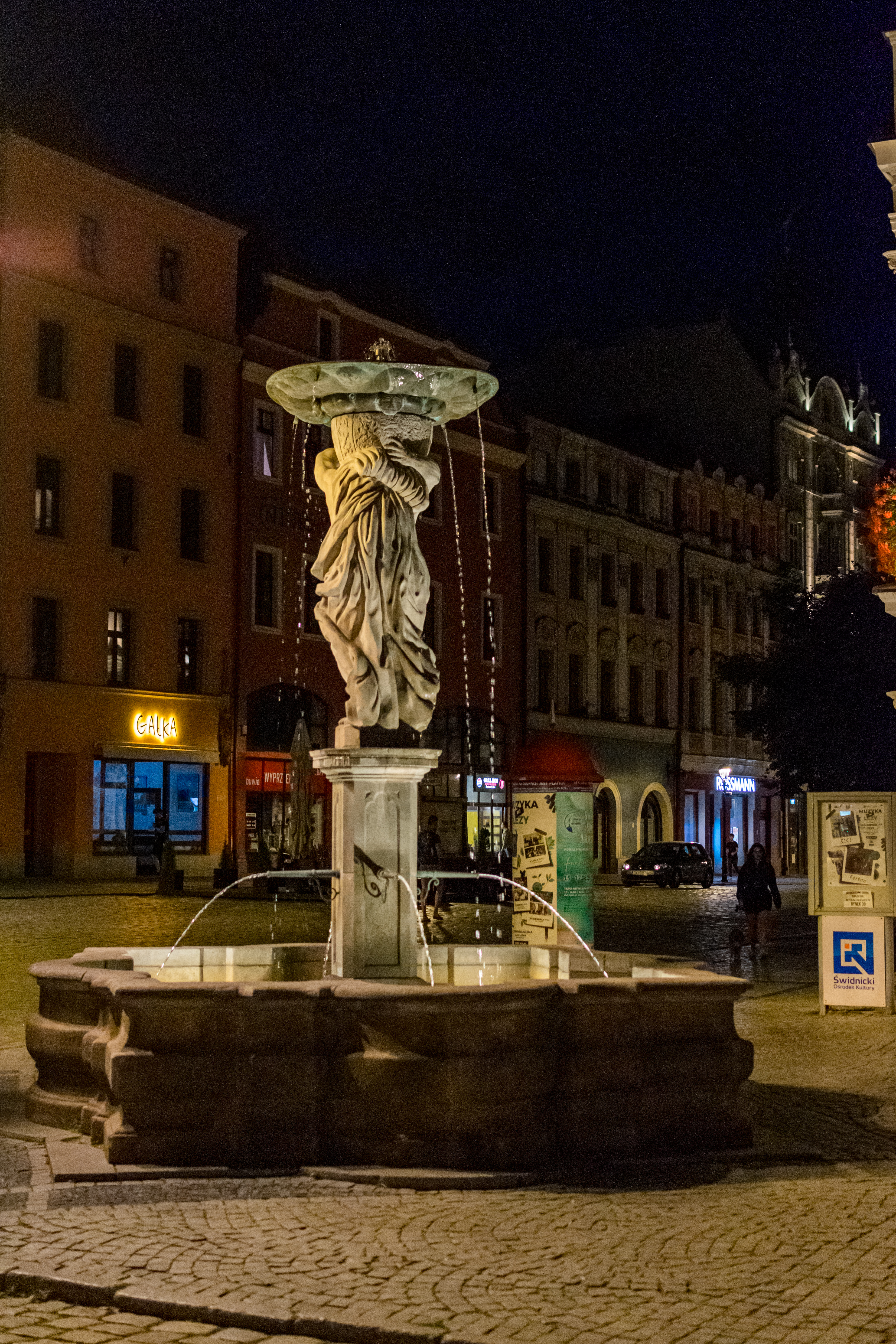 fountain with a figure in centre