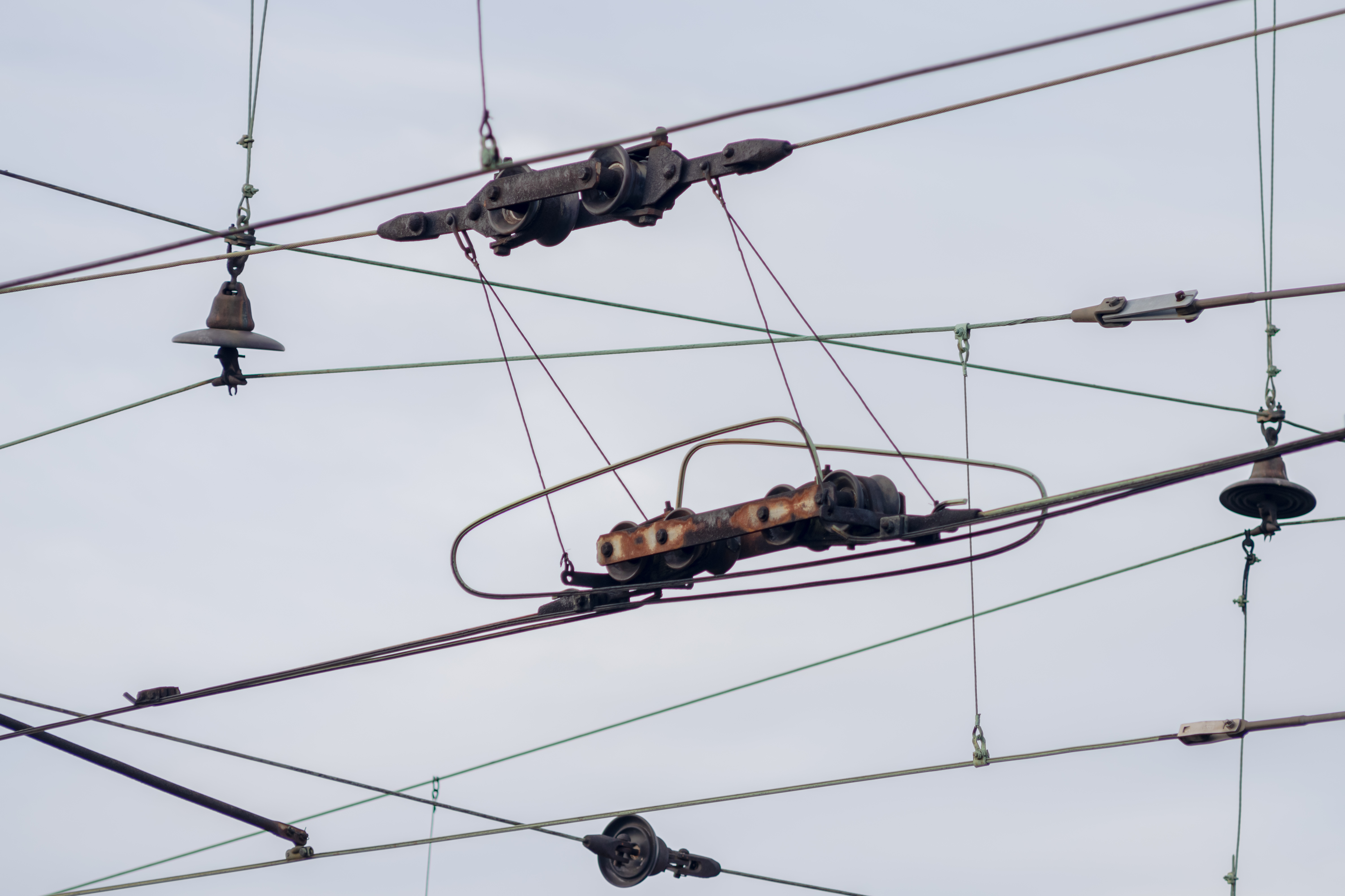 stuff on the overhead line equipment