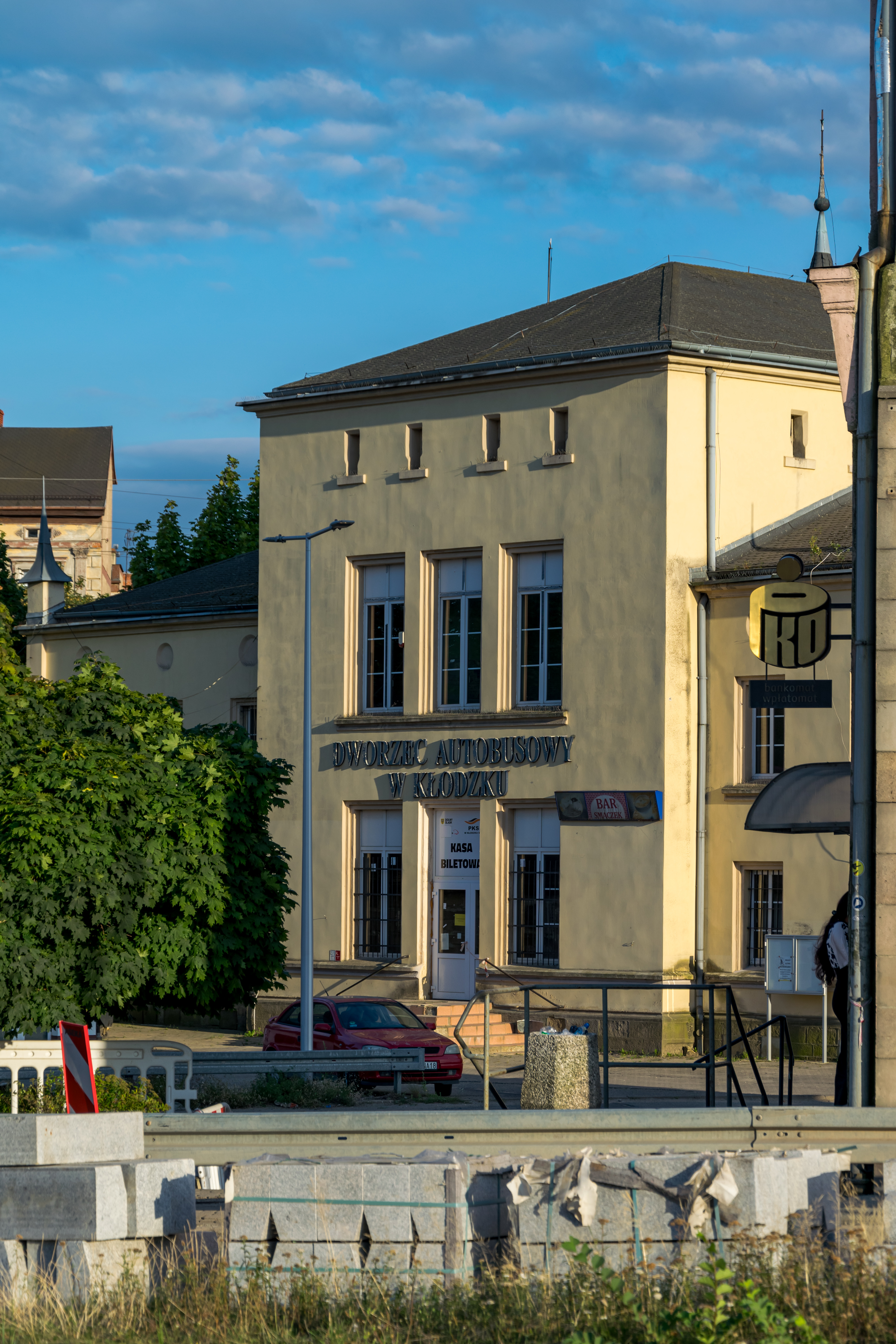bus station entrance