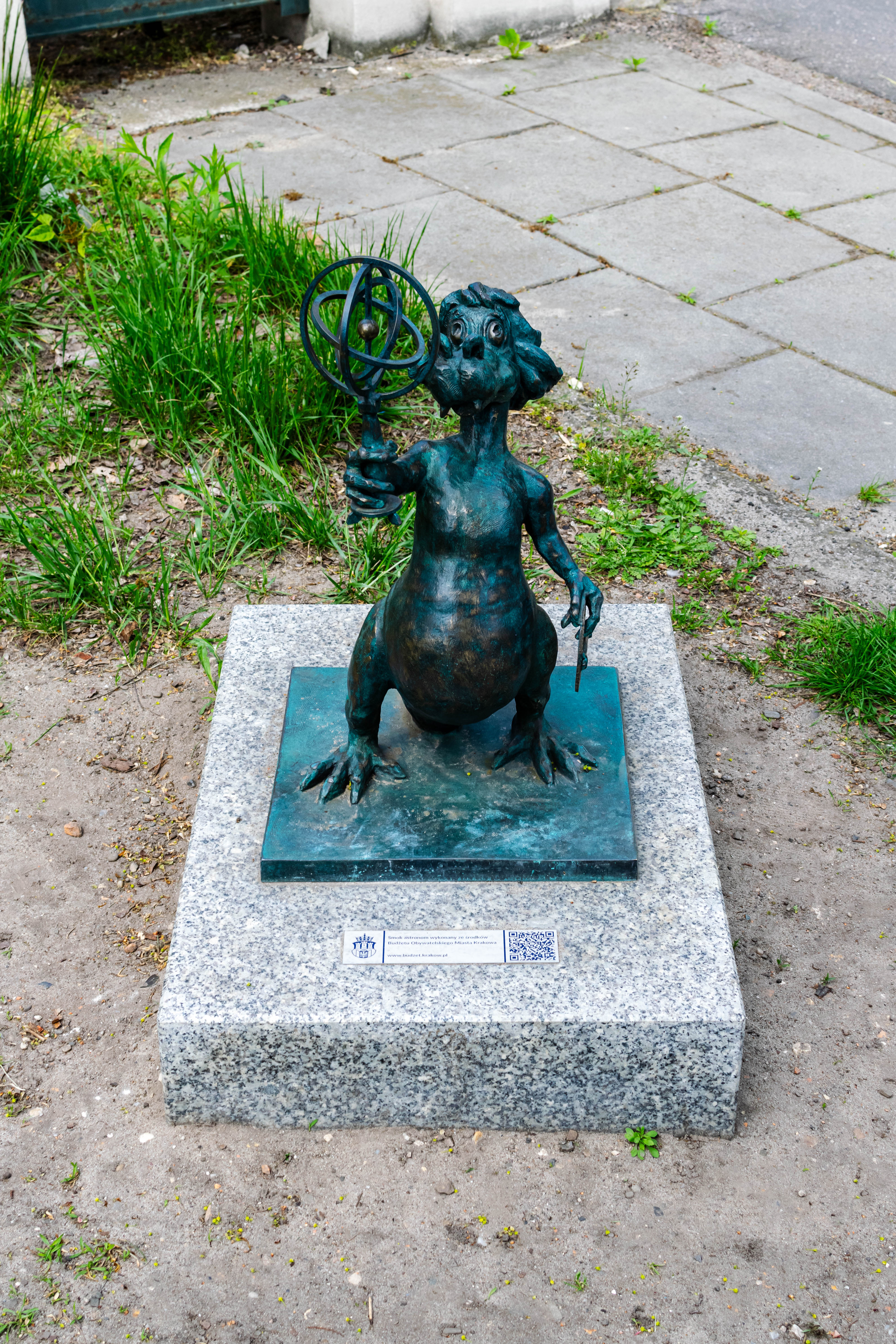 Figure of an astronomer dragon of sorts