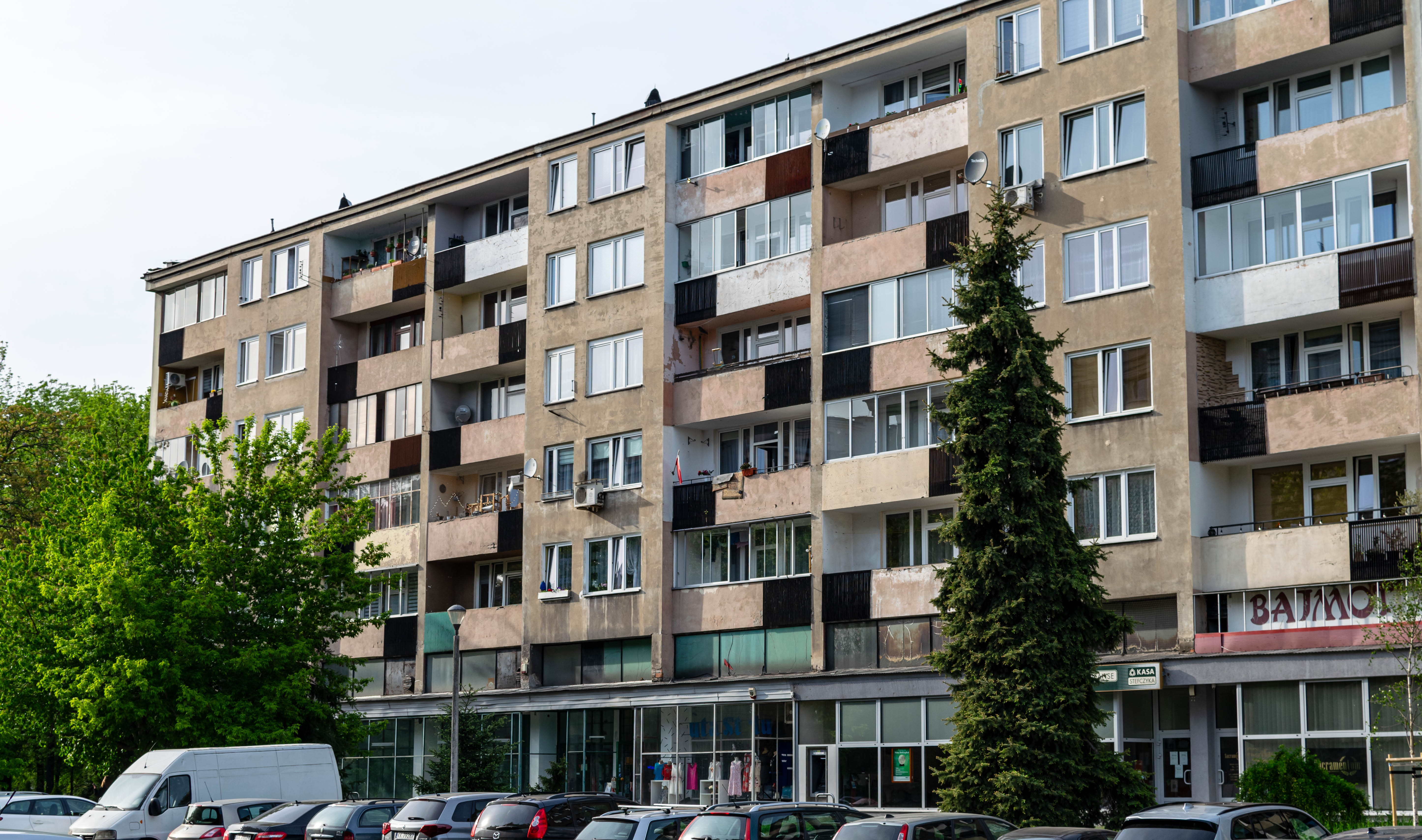 more common commie block, although it's not tall