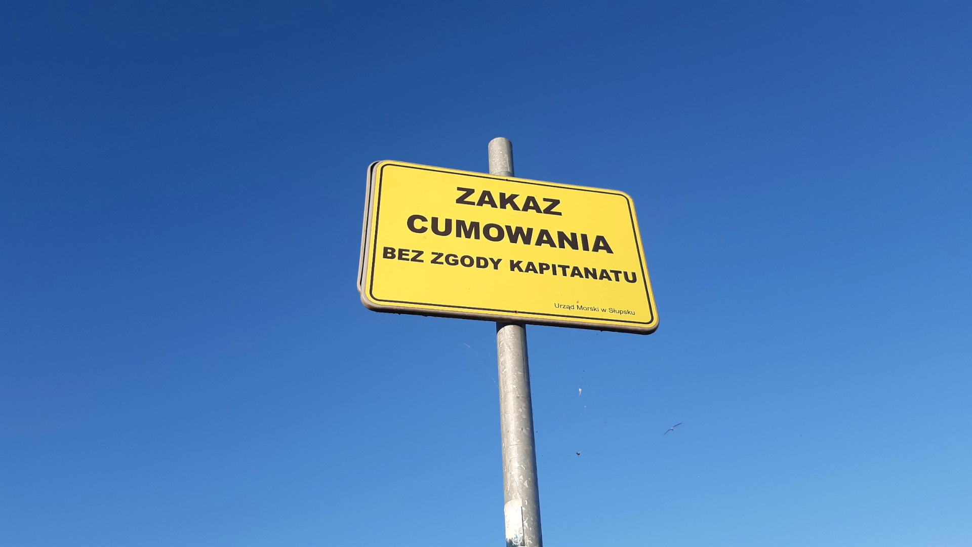 Zakaz cumowania bez zgody kapitanatu
