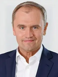 Donald Tusk with face of Charlie Kirk pasted in
